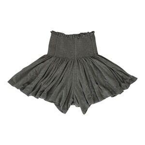 Natural Life Smocked Waist Shorts‎ Flowy Comfy Casual Gray XS